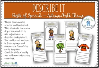 Parts of Speech - Autumn/Fall Theme - image 8 of 8