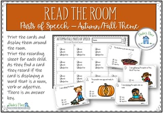 Parts of Speech - Autumn/Fall Theme - image 7 of 8