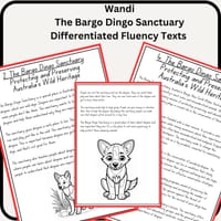 NSW Stage 2 Unit 3: Wandi- Bargo Dingo Sanctuary Differentiated Fluency Passages - thumbnail 1 of 1