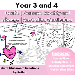 Year 3 & 4 | Health | Personal Identity and Change | Australian Curriculum Aligned - image 1 of 4