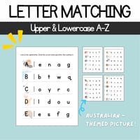 Letter Matching A-Z - thumbnail 1 of 1
