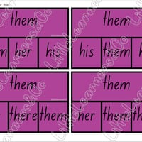 Tricky Word Match Activity (NSW font) - thumbnail 3 of 5