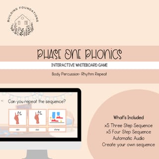 Kindy | Phase One | Body Percussion | Repeat After Me | Interactive Lesson - image 1 of 5