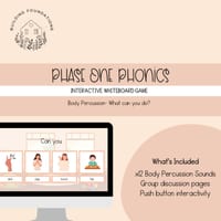 Kindy | Phase One | Intro to Body Percussion | What can you do? | IWB Lesson | Interactive - thumbnail 1 of 5