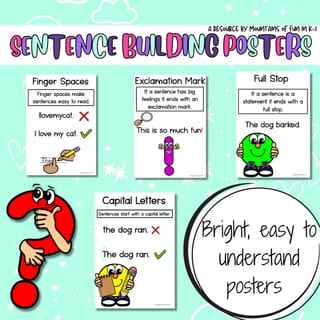 Sentence Building & Writing Checklists Bundle | Self-Editing for Lower Primary - image 2 of 8