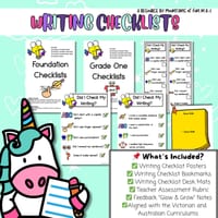 Sentence Building & Writing Checklists Bundle | Self-Editing for Lower Primary - thumbnail 5 of 8