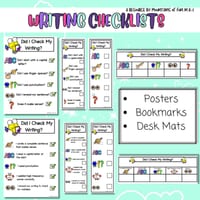 Sentence Building & Writing Checklists Bundle | Self-Editing for Lower Primary - thumbnail 6 of 8