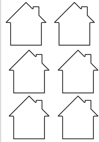 FREE Family Portrait House Template – Back to School Activity - image 1 of 1