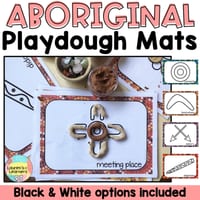 Aboriginal Symbols Playdough Mats - Aboriginal Activities NAIDOC - thumbnail 1 of 5