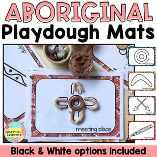 Aboriginal Symbols Playdough Mats - Aboriginal Activities NAIDOC - image 1 of 5
