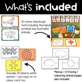 Aboriginal Symbols Playdough Mats - Aboriginal Activities NAIDOC - image 2 of 5