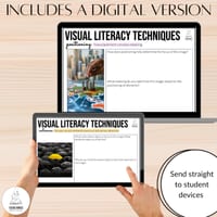 Visual Literacy Elements Task Cards Activity | Australian Curriculum v9 Y4-7 - thumbnail 3 of 3