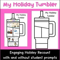 My Holiday Tumbler – Fun & Flexible Recount Writing Activity - thumbnail 1 of 3