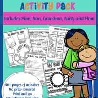 Mother's Day Activity Pack No Prep - thumbnail 1 of 7