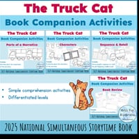 The Truck Cat Differenetiated Book Companion - National Simultaneous Storytime 2025 - thumbnail 4 of 5