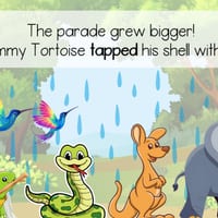 KINDY | Phonics | Phase 1 | Aspect 3 | Body Percussion | Stories | Rainy Day Parade - thumbnail 4 of 5