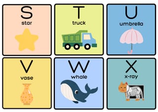 Digital Alphabet Flashcards with Pictures - image 3 of 3