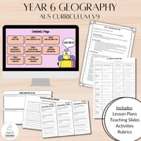 Year 6 Aus v9 HaSS Unit - Geography | Lessons, Slides, Activities, Rubrics - thumbnail 1 of 4