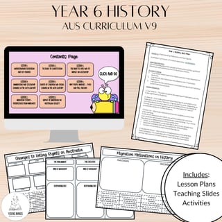 Year 6 Aus v9 HaSS Unit Plan - History | Lessons, Slides, Activities, Rubrics - image 1 of 4