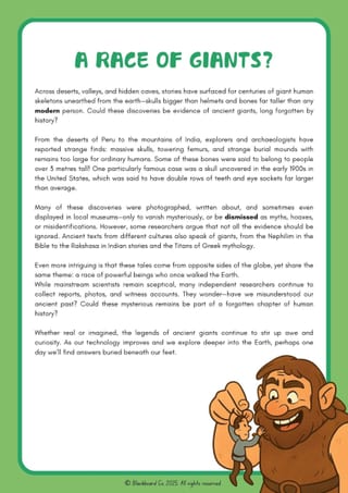 Stage 3 Reading Comprehension Pack 2 (Unexplained Mysteries) - image 4 of 7