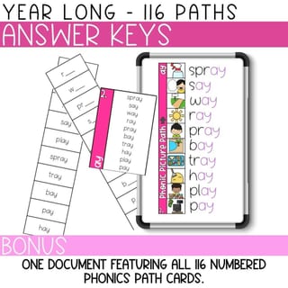 Phonics Picture Path Year BUNDLE | SOR-Aligned Spelling & Literacy Activities - image 3 of 5
