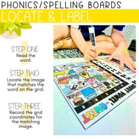 Phonics Locate & Label: Spelling Literacy Centers & Rotations I Year 1 & 2 - thumbnail 3 of 5