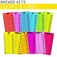 Phonics Locate & Label: Spelling Literacy Centers & Rotations I Year 1 & 2 - thumbnail 4 of 5