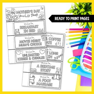 Inclusive Mother's Day Voucher/Coupon Book Craft Activity - image 2 of 4