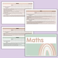 Editable Boho Assessment Record Book | Grade One | V9 Australian Curriculum - thumbnail 3 of 4