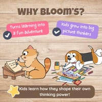 Free B&W Bloom's Taxonomy Activity Booklet to Build Thinking Skills - thumbnail 5 of 8