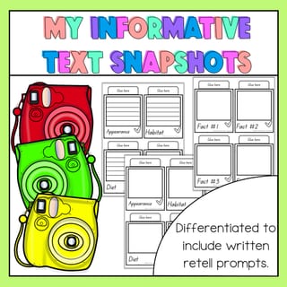 My Informative Text Snapshots - Information Reports - image 3 of 5