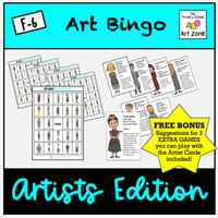 Art Game: Art Bingo - Artists Edition - thumbnail 1 of 2