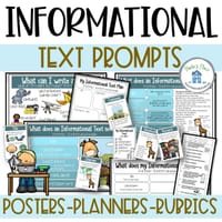 Informational Text Posters Prompts, and Rubrics - thumbnail 1 of 7