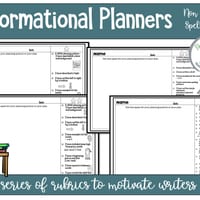 Informational Text Posters Prompts, and Rubrics - thumbnail 6 of 7