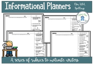 Informational Text Posters Prompts, and Rubrics - image 6 of 7