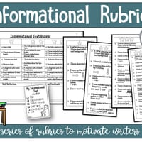 Informational Text Posters Prompts, and Rubrics - thumbnail 4 of 7