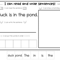 Decodable Sentences Activity Sheets - thumbnail 3 of 7
