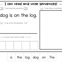 Decodable Sentences Activity Sheets - thumbnail 7 of 7