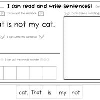 Decodable Sentences Activity Sheets - thumbnail 2 of 7