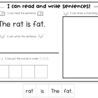 Decodable Sentences Activity Sheets - thumbnail 5 of 7