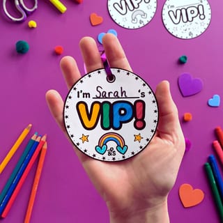 You're My VIP Necklaces | Special Person, Friendship, Buddies Craft Activity - image 3 of 5