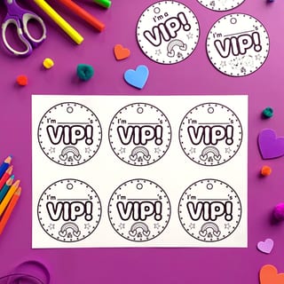You're My VIP Necklaces | Special Person, Friendship, Buddies Craft Activity - image 5 of 5