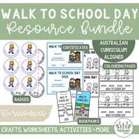Walk to School Day Road Safety Resource Pack Australian Curriculum Aligned - Lower Primary - thumbnail 2 of 4