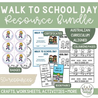 Walk to School Day Road Safety Resource Pack Australian Curriculum Aligned - Lower Primary - image 2 of 4