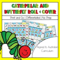 The Very Hungry Caterpillar Roll and Cover Maths Games - thumbnail 1 of 4