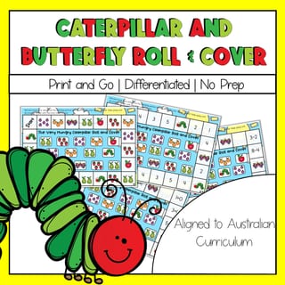 The Very Hungry Caterpillar Roll and Cover Maths Games - image 1 of 4