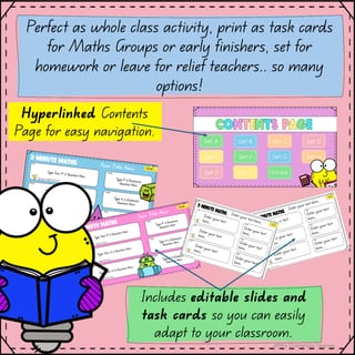 5 Minute Maths: The Ultimate No-Prep Differentiated Tasks & Warm-Ups (P-6) Australian Curriculum V9 - image 4 of 5