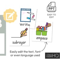 Editable Visual Instruction Posters | SPRING GARDEN Theme | Classroom Routine - thumbnail 5 of 6