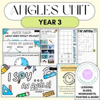 Years 3-6 Differentiated Angles Unit | Growing Bundle | Australian Curriculum Visual Vibe - thumbnail 2 of 8