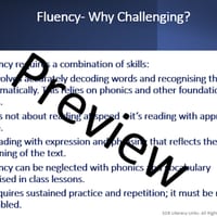Teaching and Assessing Fluency- Training PowerPoint PDF for Teaching Staff - thumbnail 2 of 5